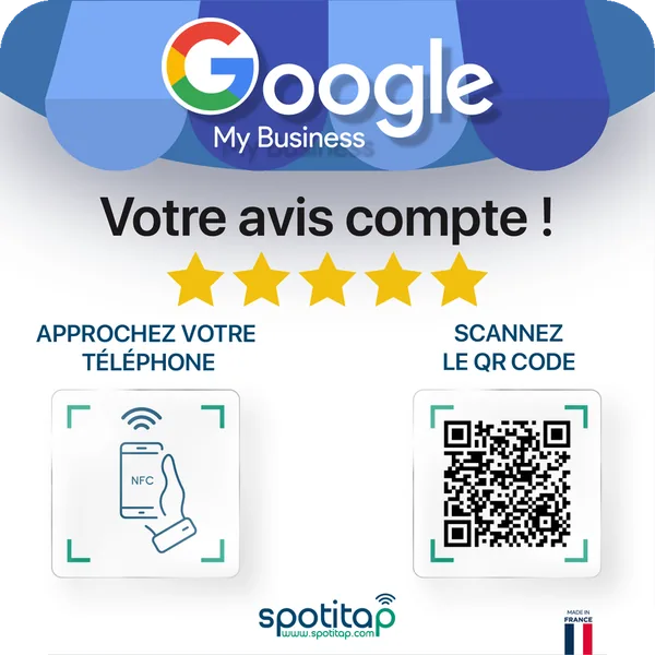 Plaque Avis Google