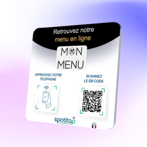 Plaque Menu de Réstaurant